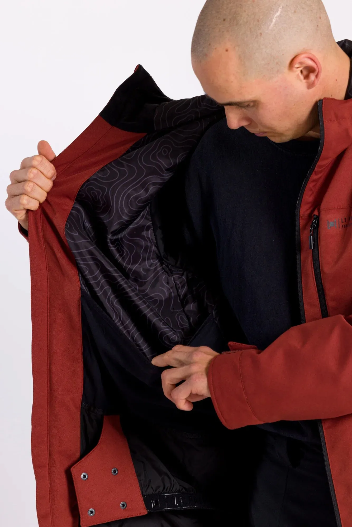 L1 Hasting Mens Jacket Rust