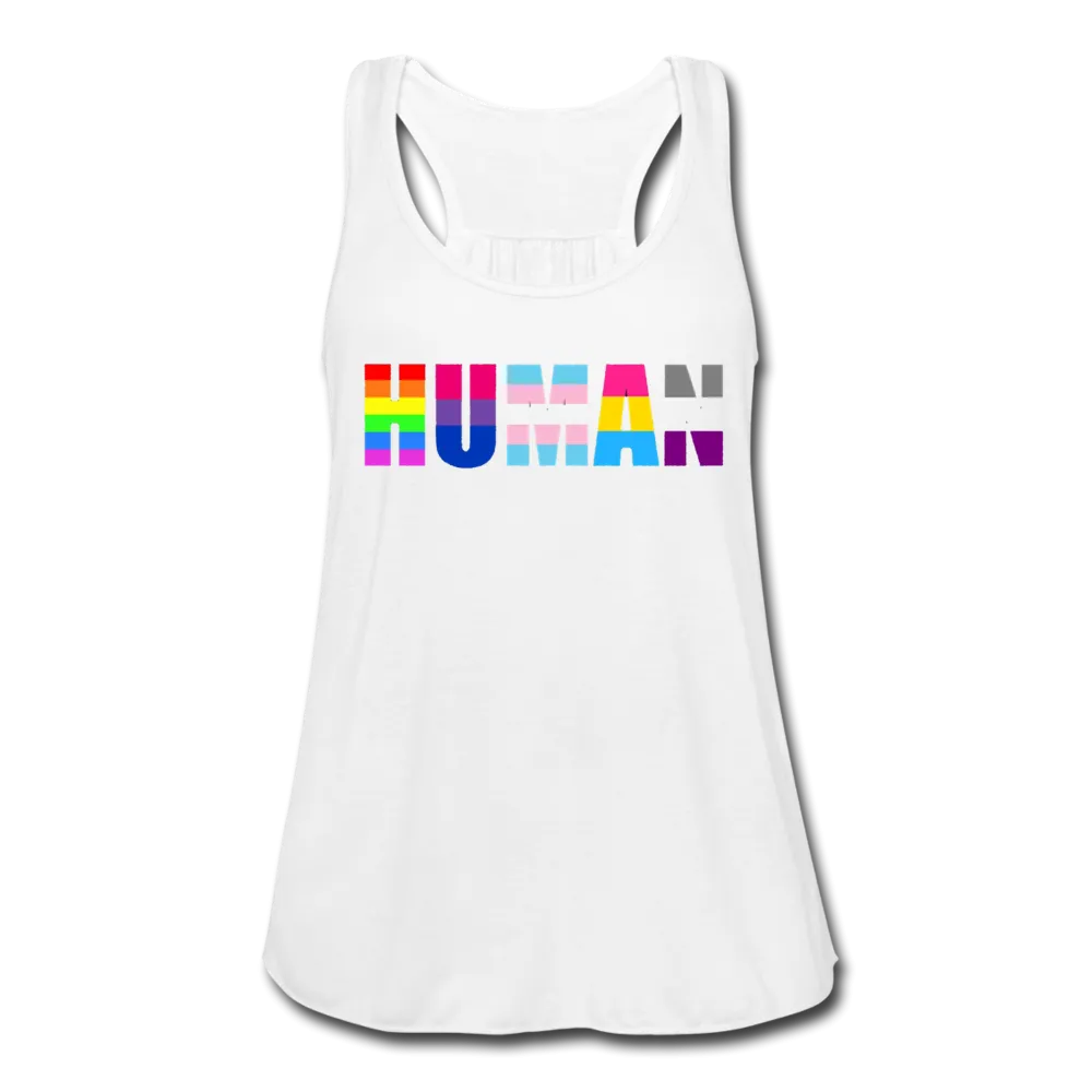 LGBTQ HUMAN Equality Women's Premium Flowy Tank Tops