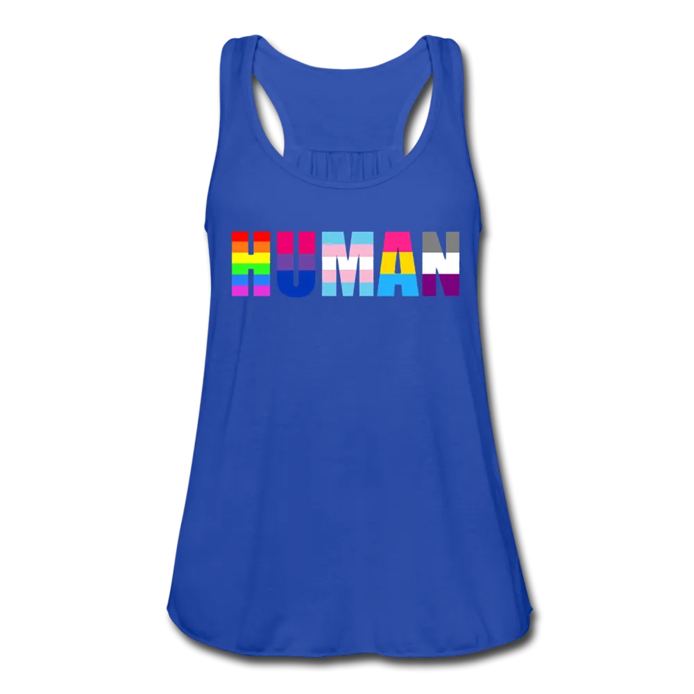 LGBTQ HUMAN Equality Women's Premium Flowy Tank Tops