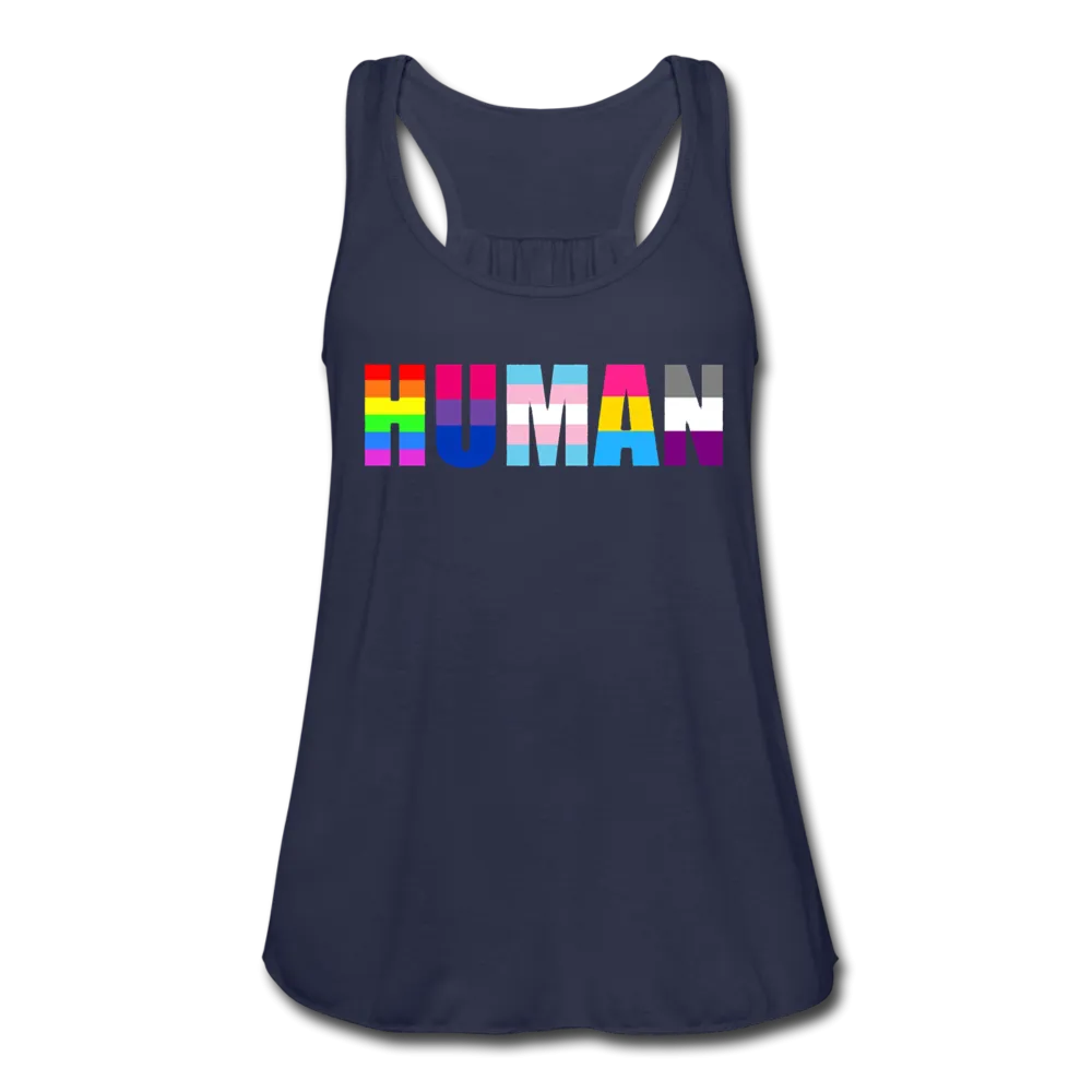 LGBTQ HUMAN Equality Women's Premium Flowy Tank Tops