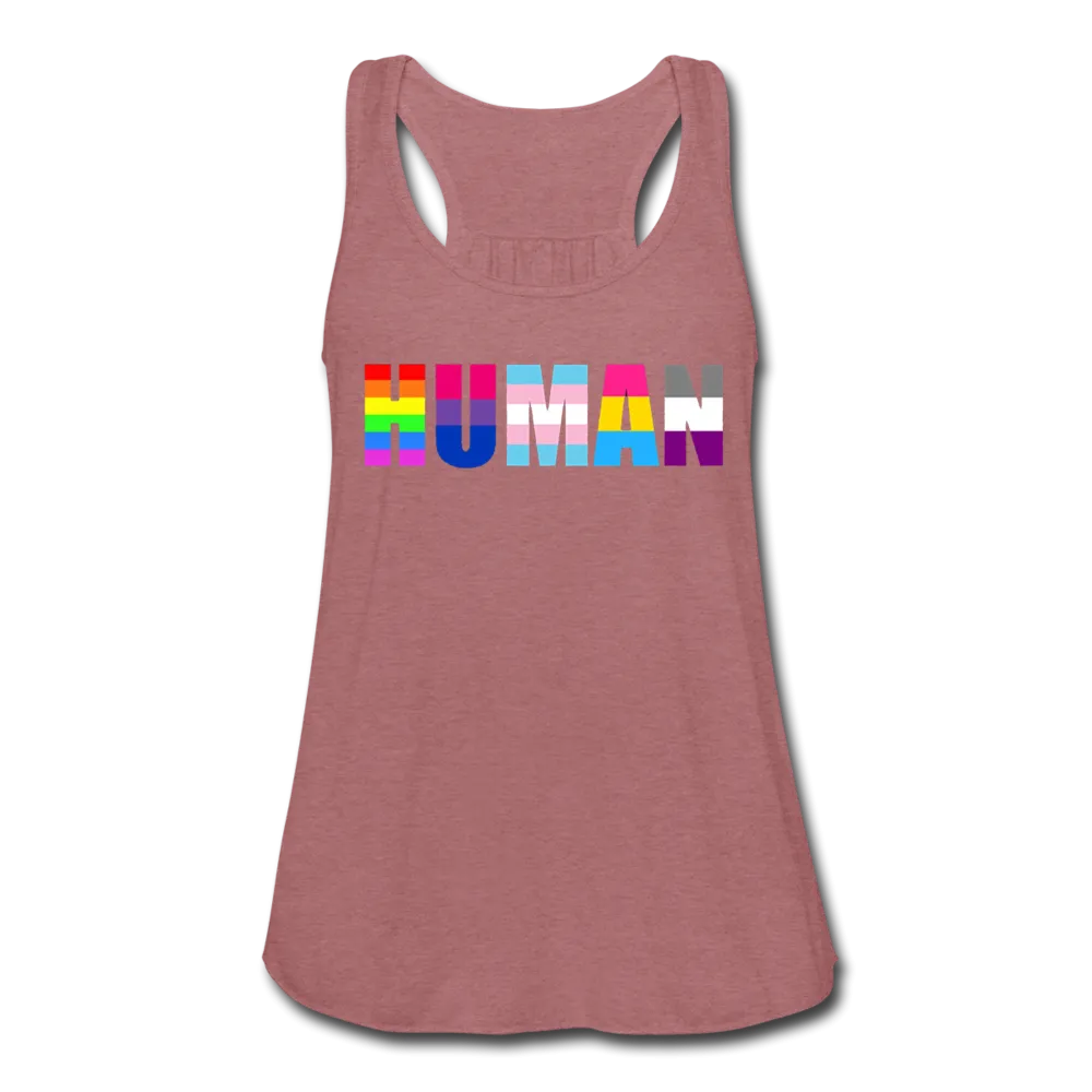 LGBTQ HUMAN Equality Women's Premium Flowy Tank Tops