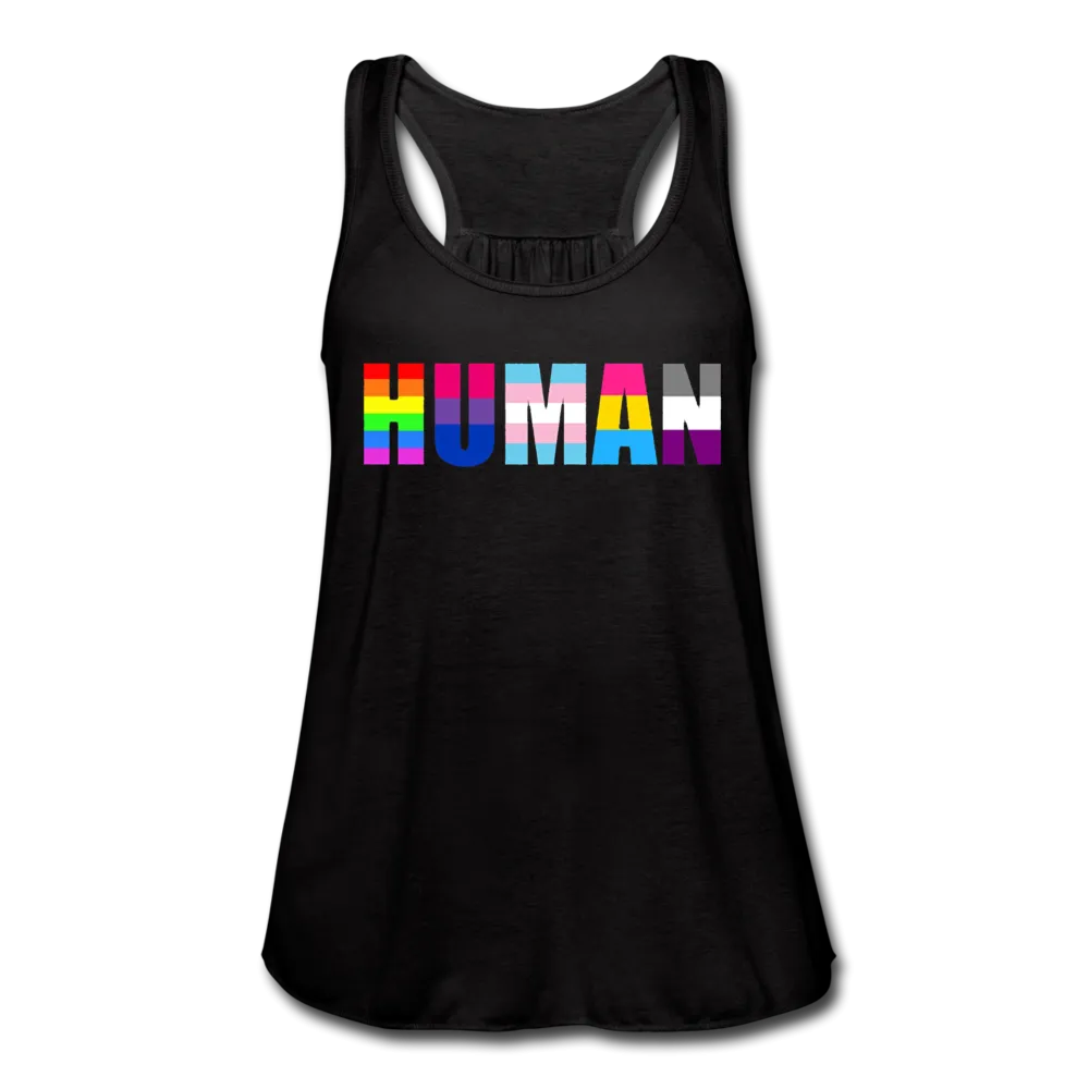 LGBTQ HUMAN Equality Women's Premium Flowy Tank Tops