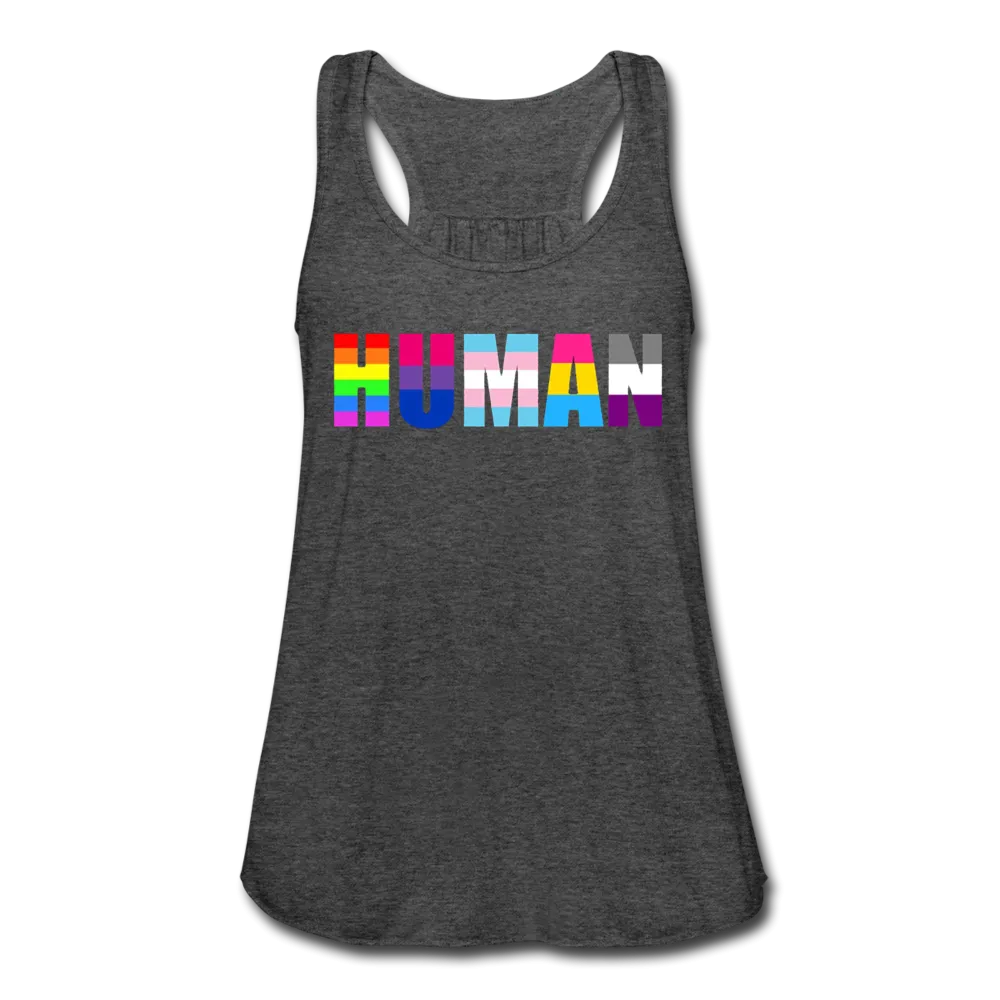 LGBTQ HUMAN Equality Women's Premium Flowy Tank Tops