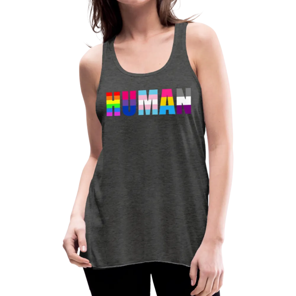 LGBTQ HUMAN Equality Women's Premium Flowy Tank Tops
