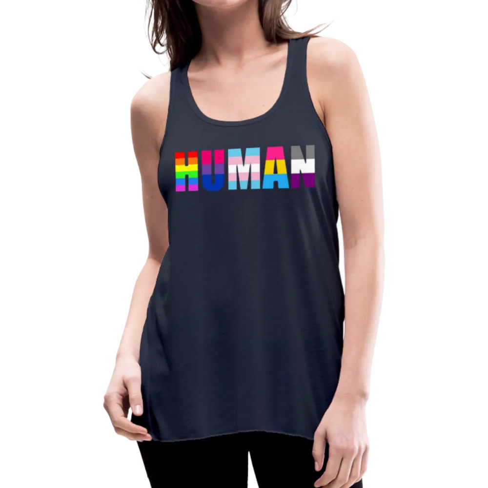 LGBTQ HUMAN Equality Women's Premium Flowy Tank Tops