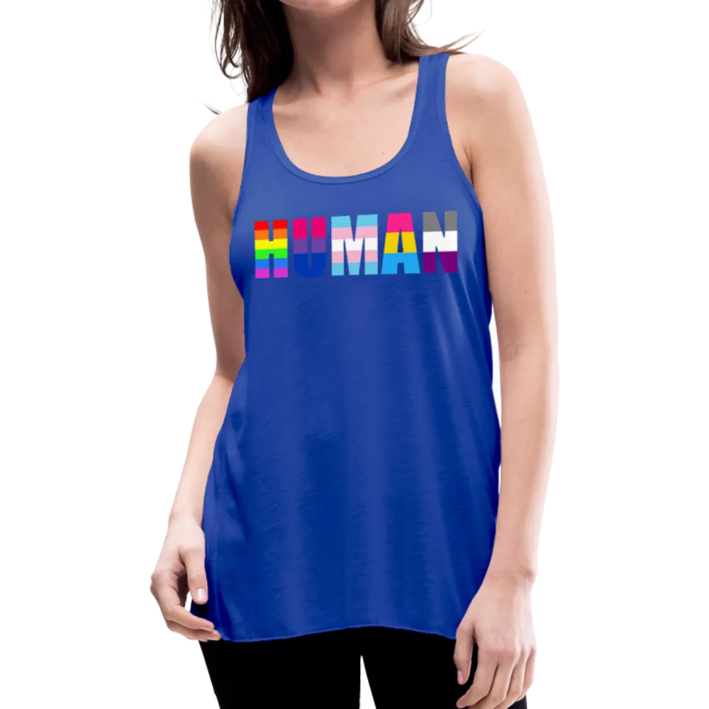 LGBTQ HUMAN Equality Women's Premium Flowy Tank Tops