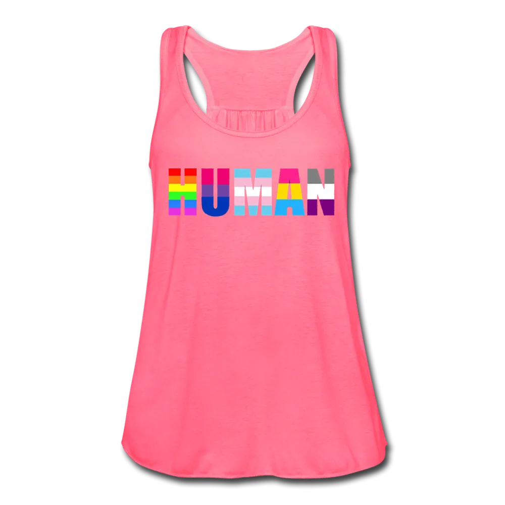 LGBTQ HUMAN Equality Women's Premium Flowy Tank Tops