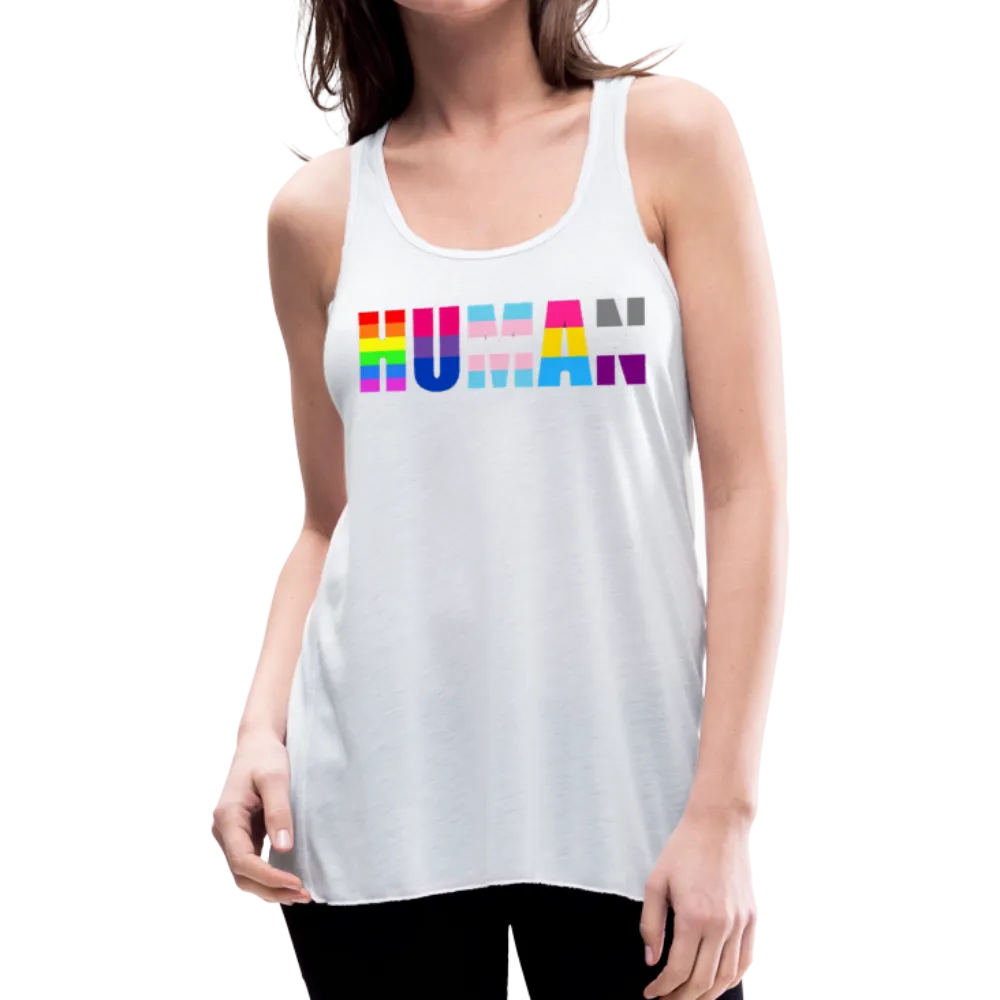 LGBTQ HUMAN Equality Women's Premium Flowy Tank Tops