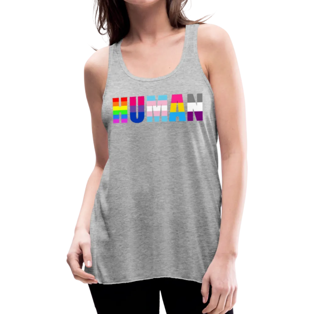 LGBTQ HUMAN Equality Women's Premium Flowy Tank Tops