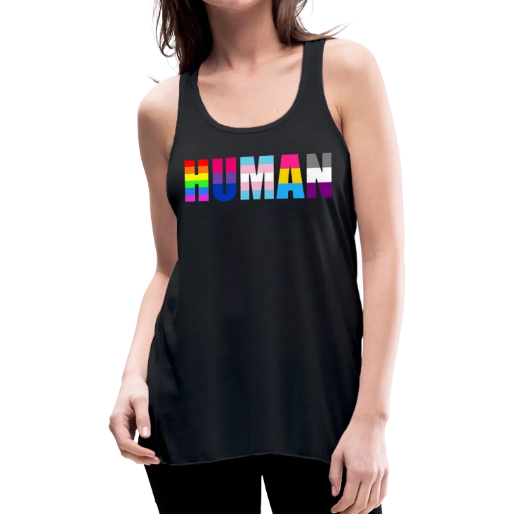 LGBTQ HUMAN Equality Women's Premium Flowy Tank Tops