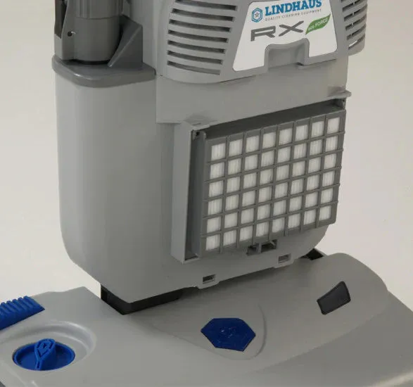 Lindhaus RX HEPA Eco Force 380e Upright Vacuum Cleaner - Silver