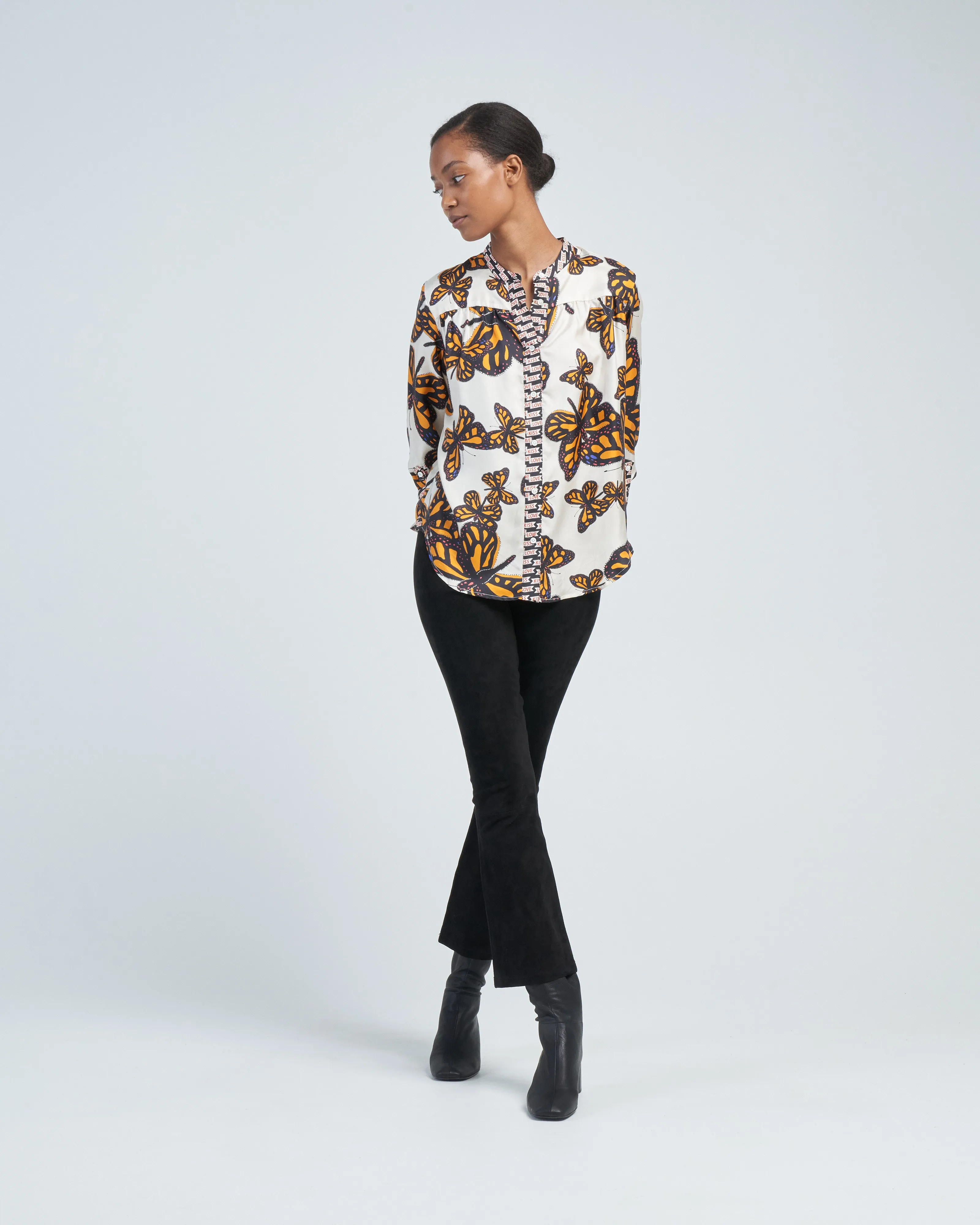 lively stretch suede pant