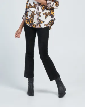 lively stretch suede pant