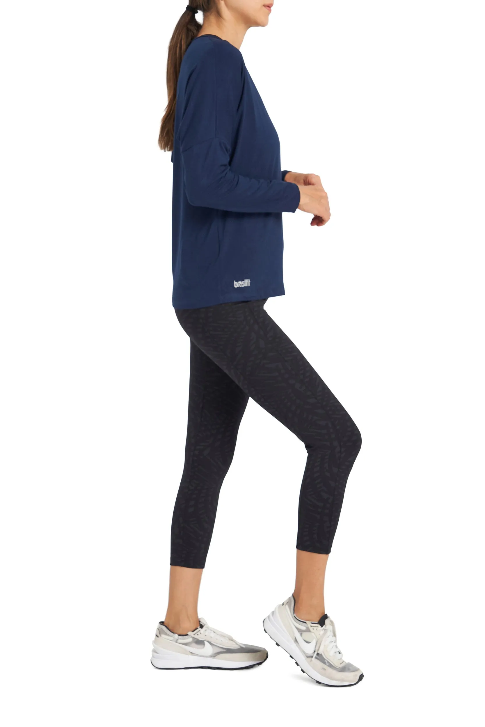 Livia Long Sleeve Top - Blue