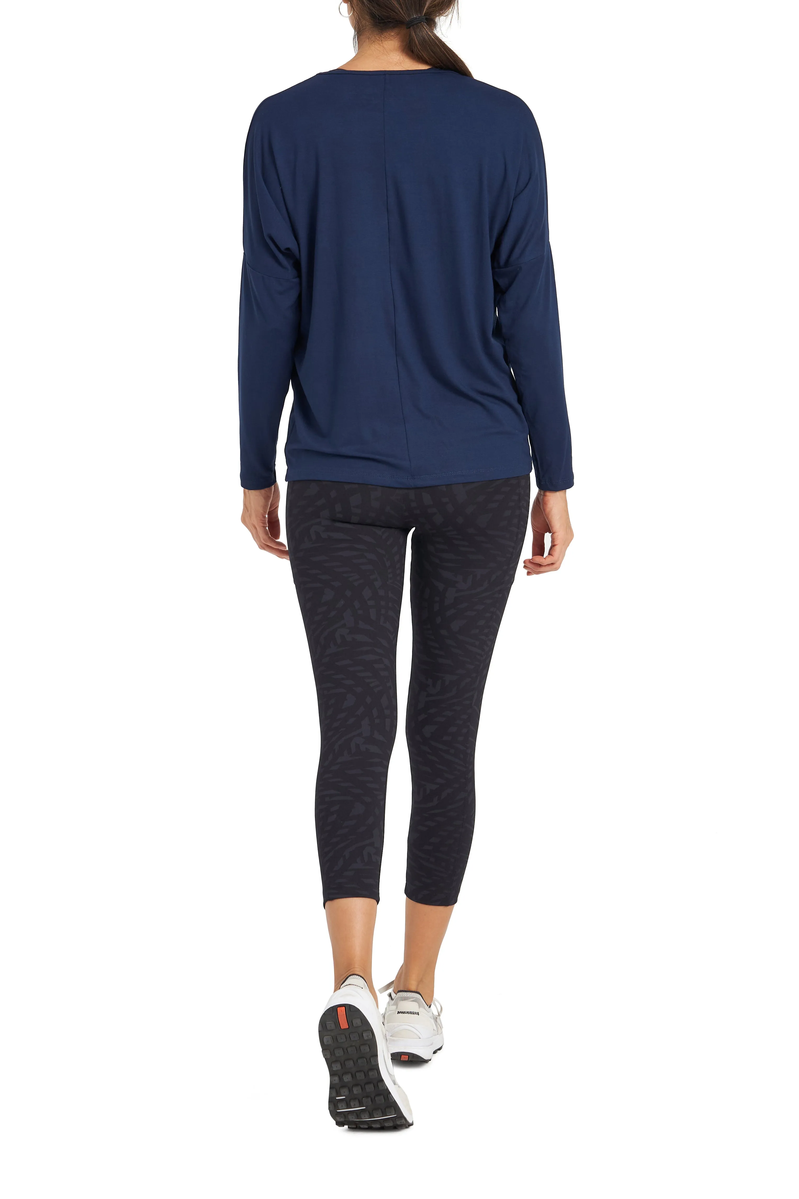 Livia Long Sleeve Top - Blue