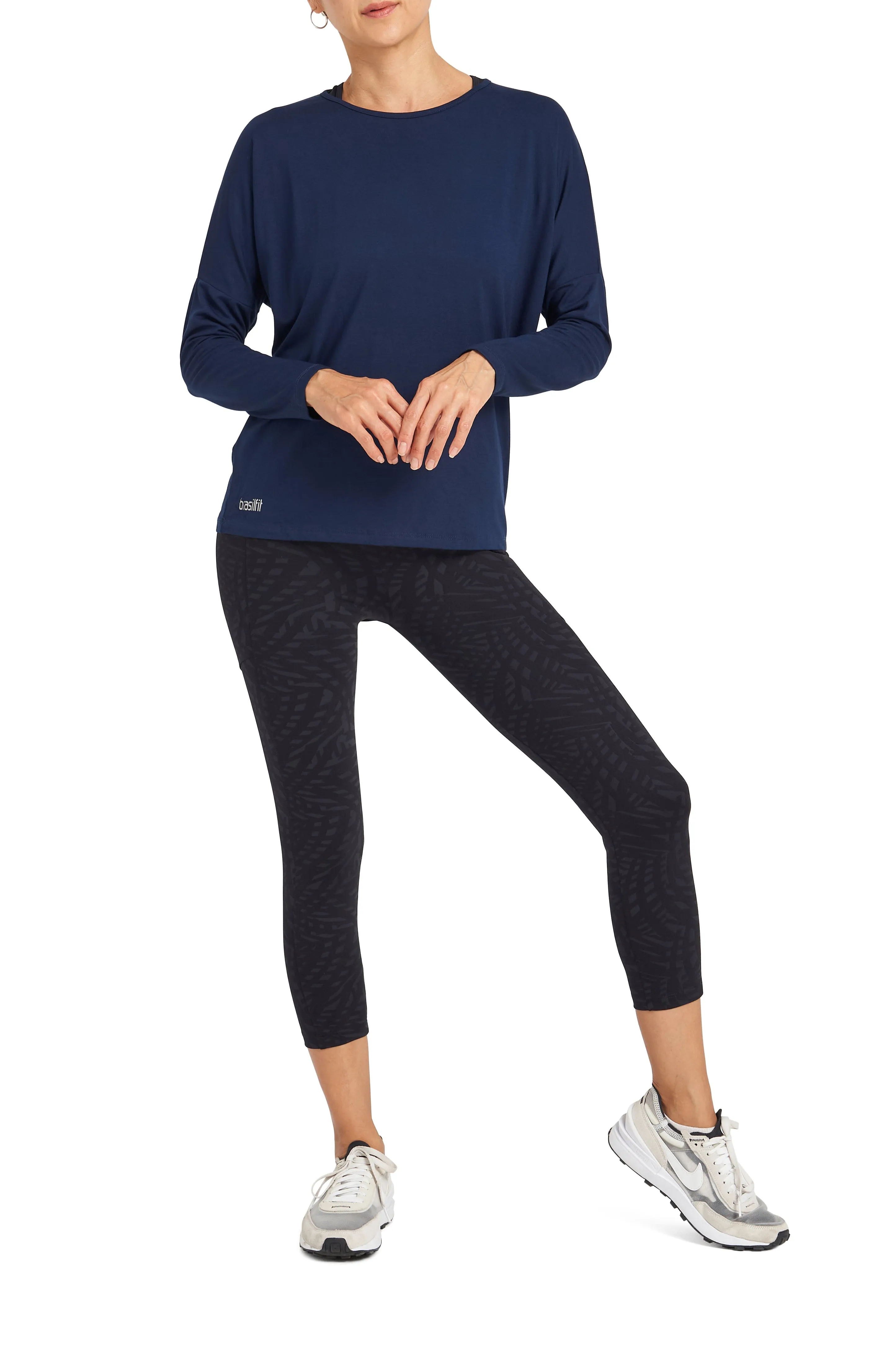 Livia Long Sleeve Top - Blue