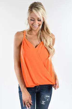 Lucky Bright Orange Tank Top