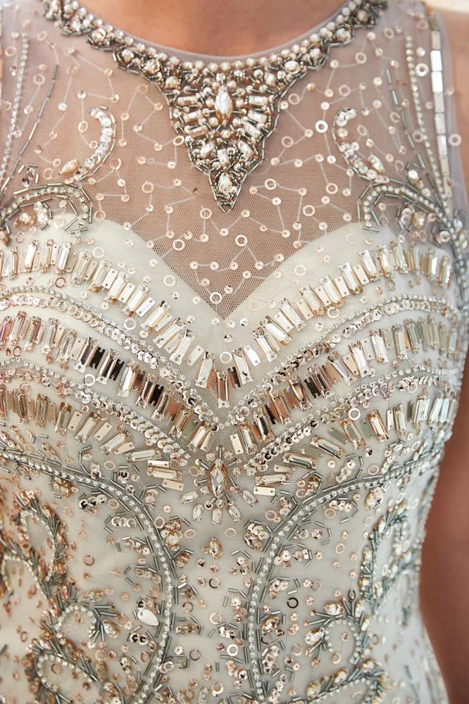 MARVEL Mermaid Sleeveless Long Evening Dresses with Gorgeous Beading