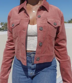 Maverick Corduroy Jacket(Mauve)