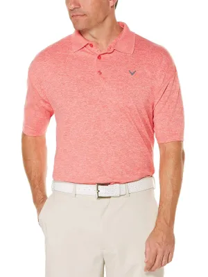 Mens Cooling Heathered Polo