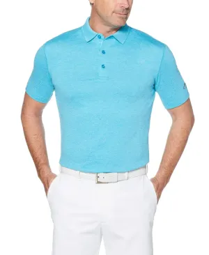 Mens Cooling Heathered Polo