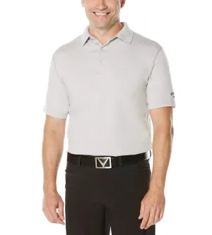 Mens Cooling Heathered Polo