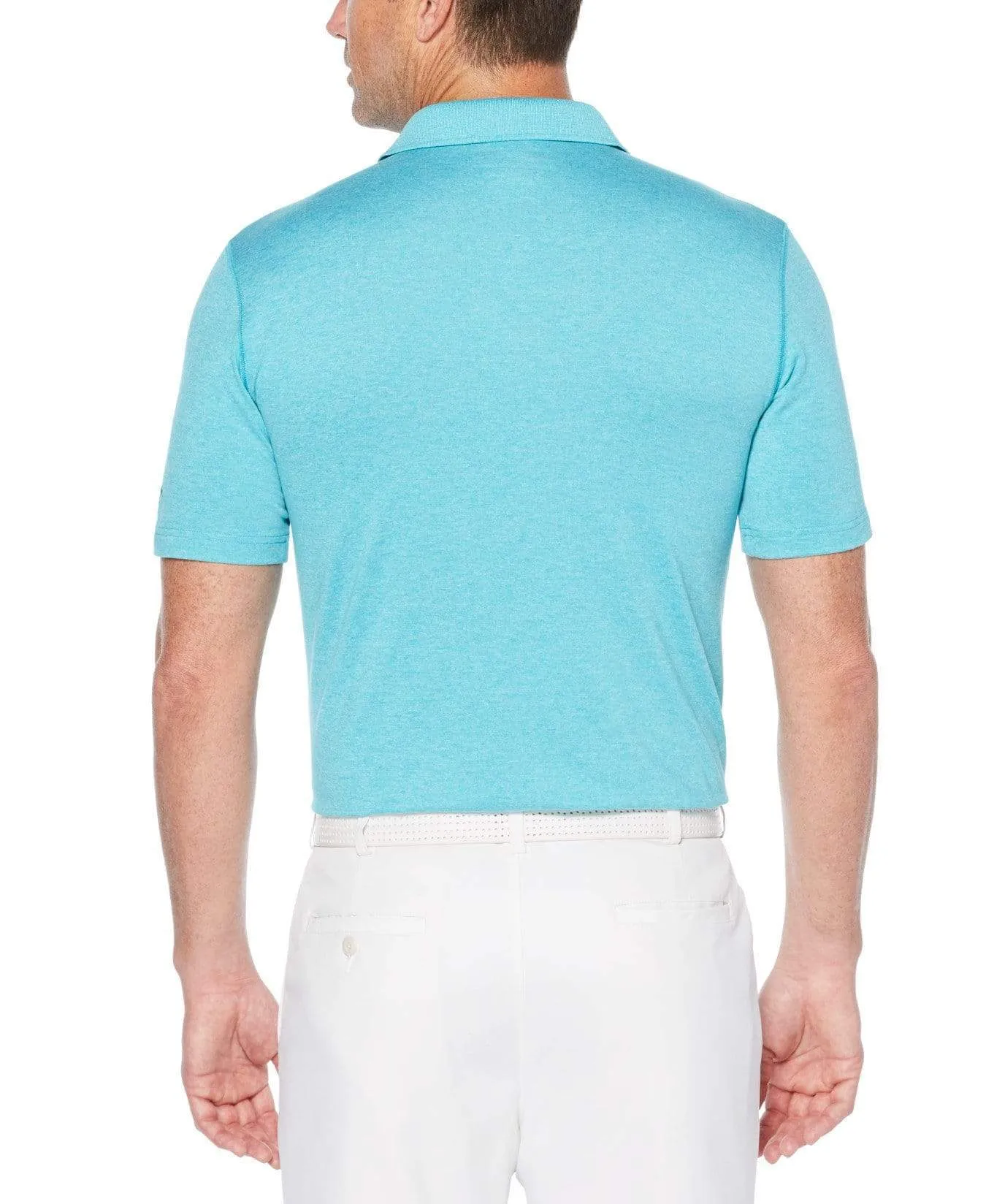 Mens Cooling Heathered Polo