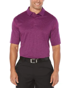 Mens Cooling Heathered Polo