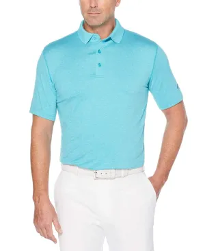 Mens Cooling Heathered Polo