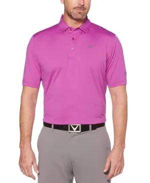 Mens Cooling Micro Hex Polo With Chevron