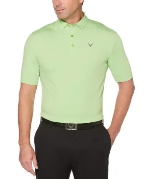 Mens Cooling Micro Hex Polo With Chevron