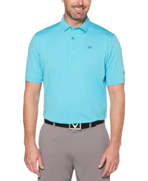 Mens Cooling Micro Hex Polo With Chevron