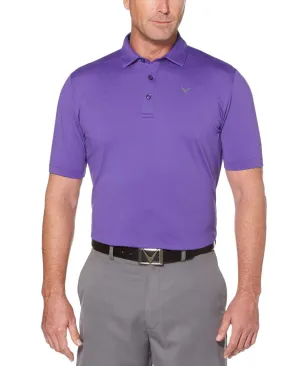 Mens Cooling Micro Hex Polo With Chevron