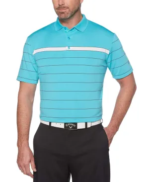 Mens Cooling Range Stripe Polo