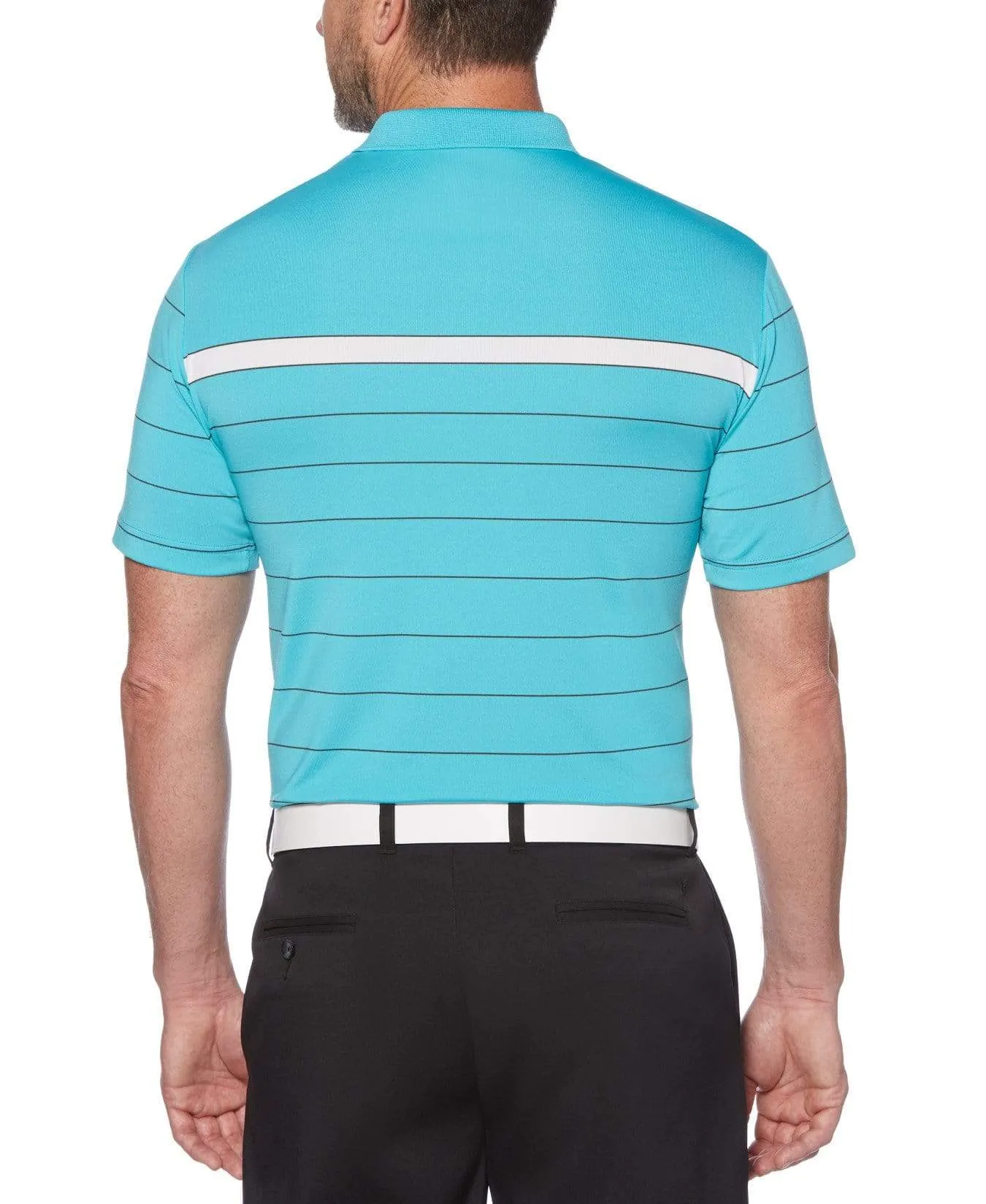Mens Cooling Range Stripe Polo