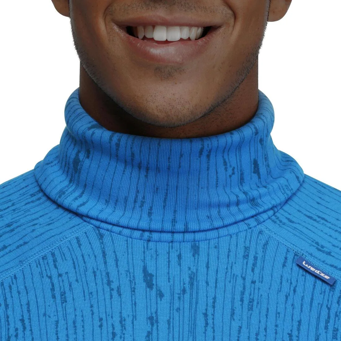 Men's Ski Base Layer Turtleneck - Blue