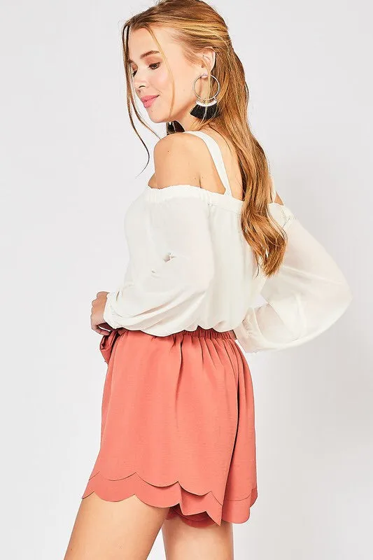 Michelle Open Shoulder Top