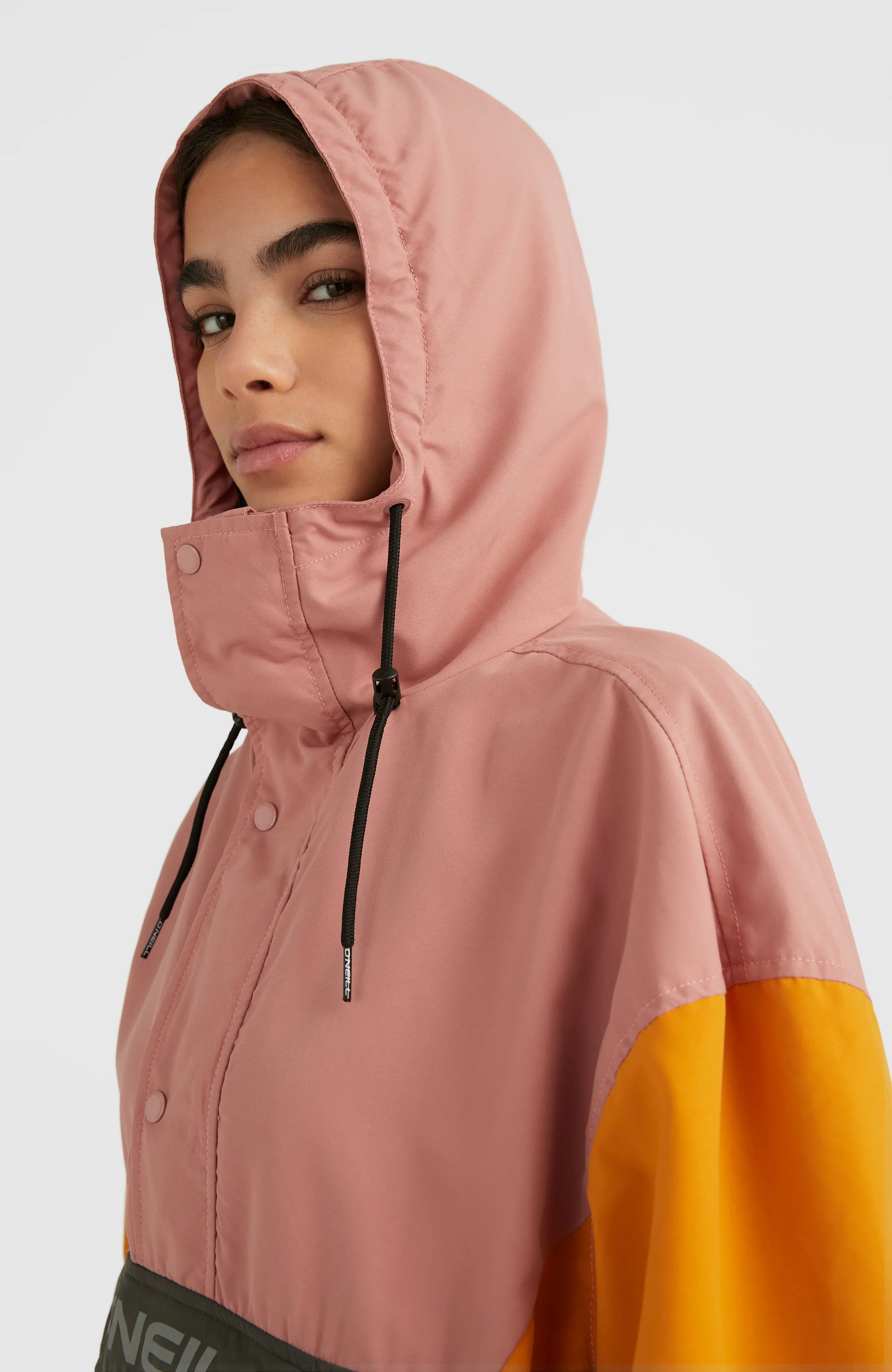 Modular Anorak Jacke | Ash Rose Colour Block