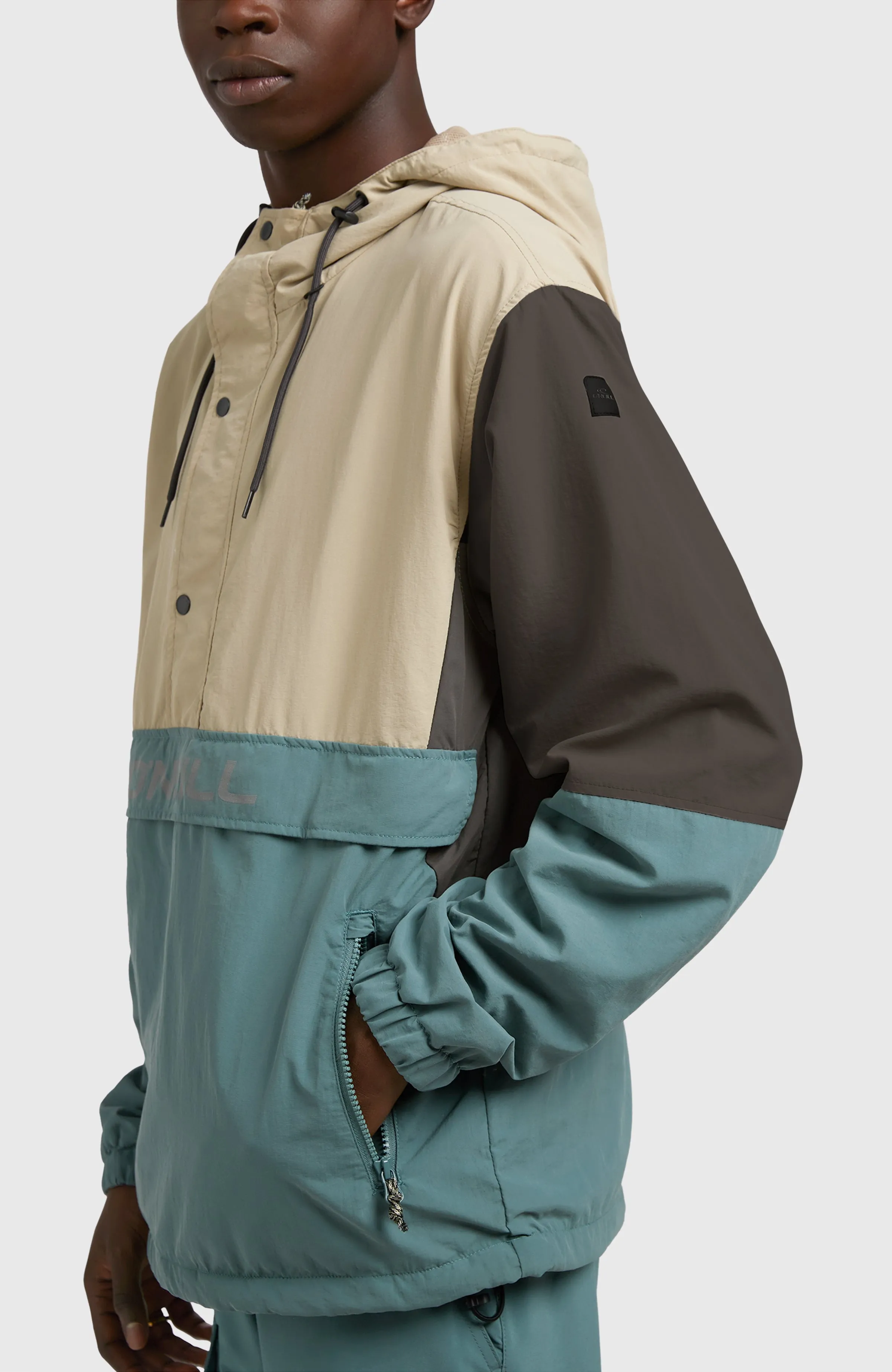 Modular Anorak Jacke | Crockery Colour Block