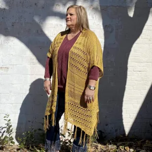 Mustard Cardigan - Curvy