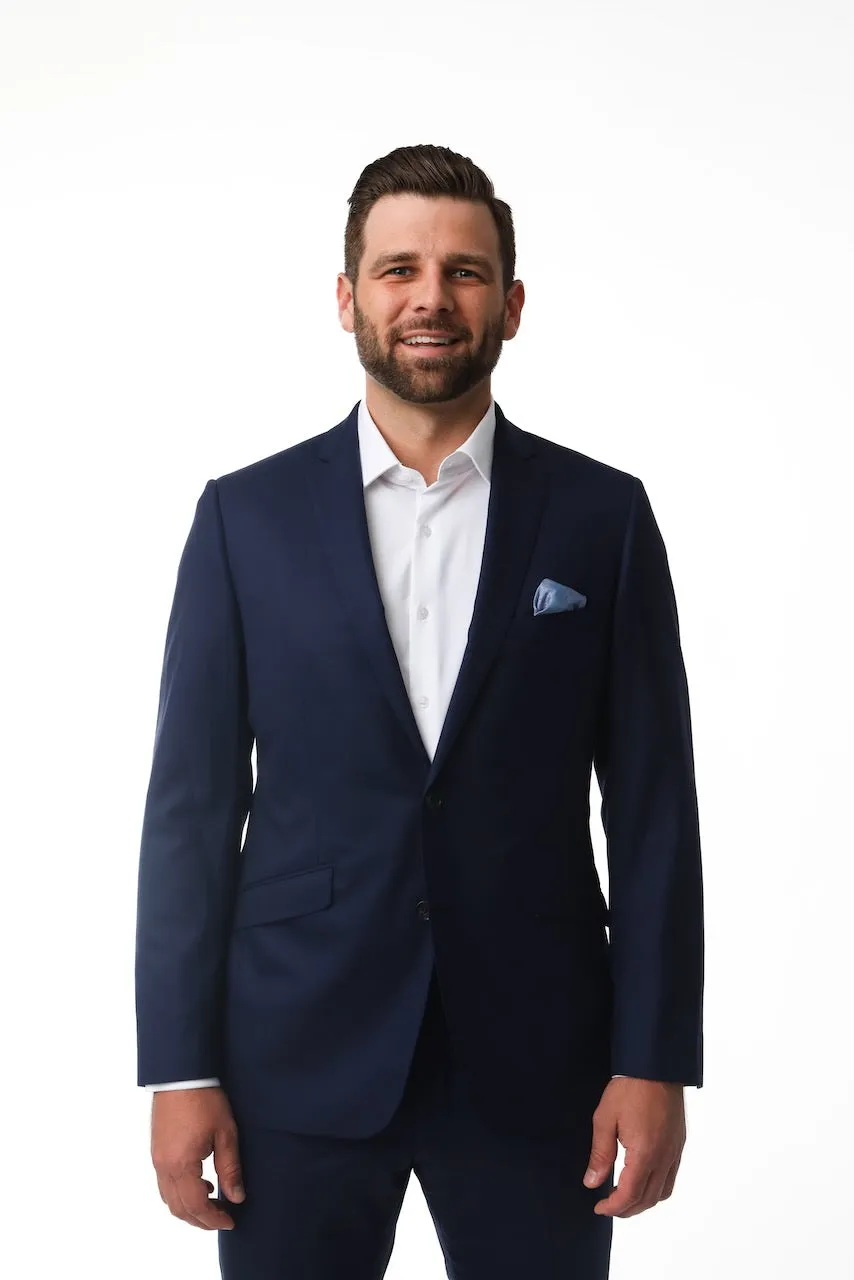 Navy Stretch Premium Suit Coat