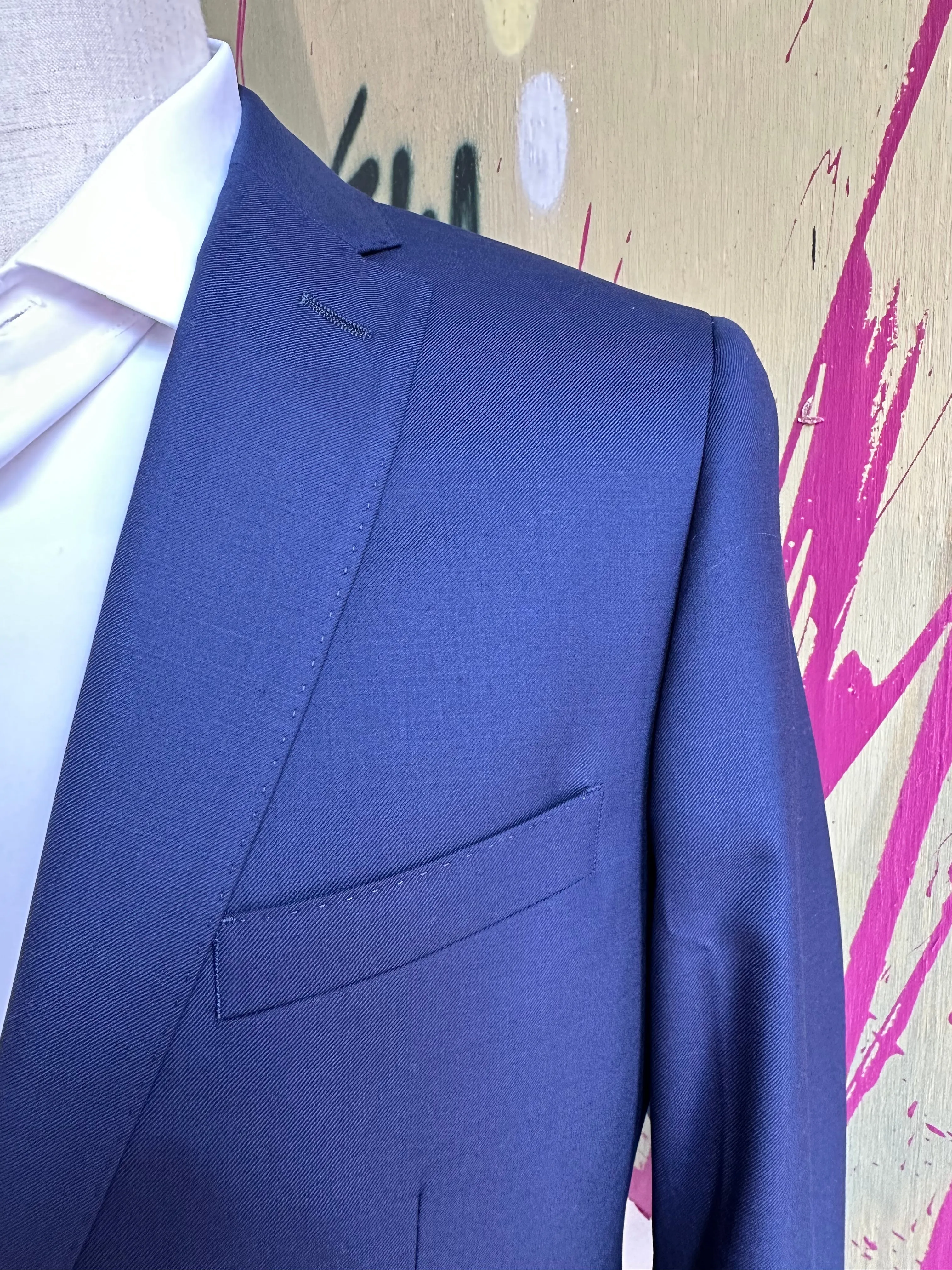 Navy Stretch Premium Suit Coat