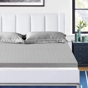 New BedStory 3 Inch Gel Bamboo Charcoal Memory Foam Mattress Topper, 2 Layers, Ventilated Design, Cooling - CertiPUR-US (Full/Double, 54*74Inch)  Retails $146 