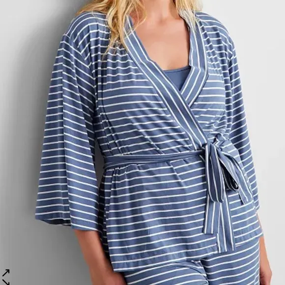 NEW State of Day Fluid Knit Pajama Set Size S Modal Stretch Super Soft Luxury