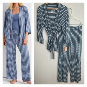 NEW State of Day Fluid Knit Pajama Set Size S Modal Stretch Super Soft Luxury