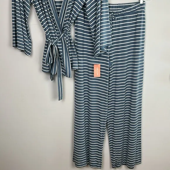 NEW State of Day Fluid Knit Pajama Set Size S Modal Stretch Super Soft Luxury