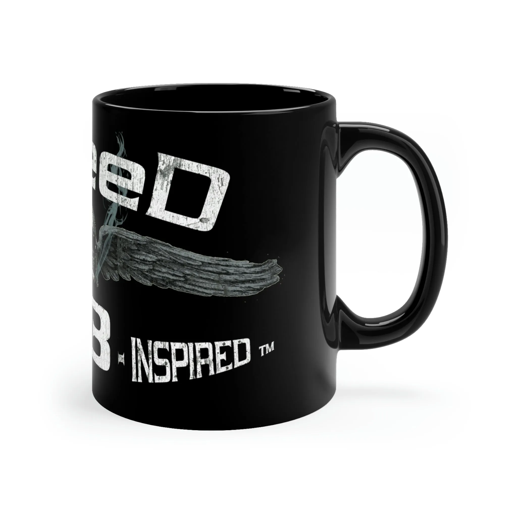 NO GAS - NO GLORY - Black mug 11oz