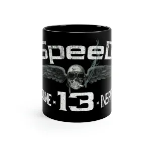 NO GAS - NO GLORY - Black mug 11oz