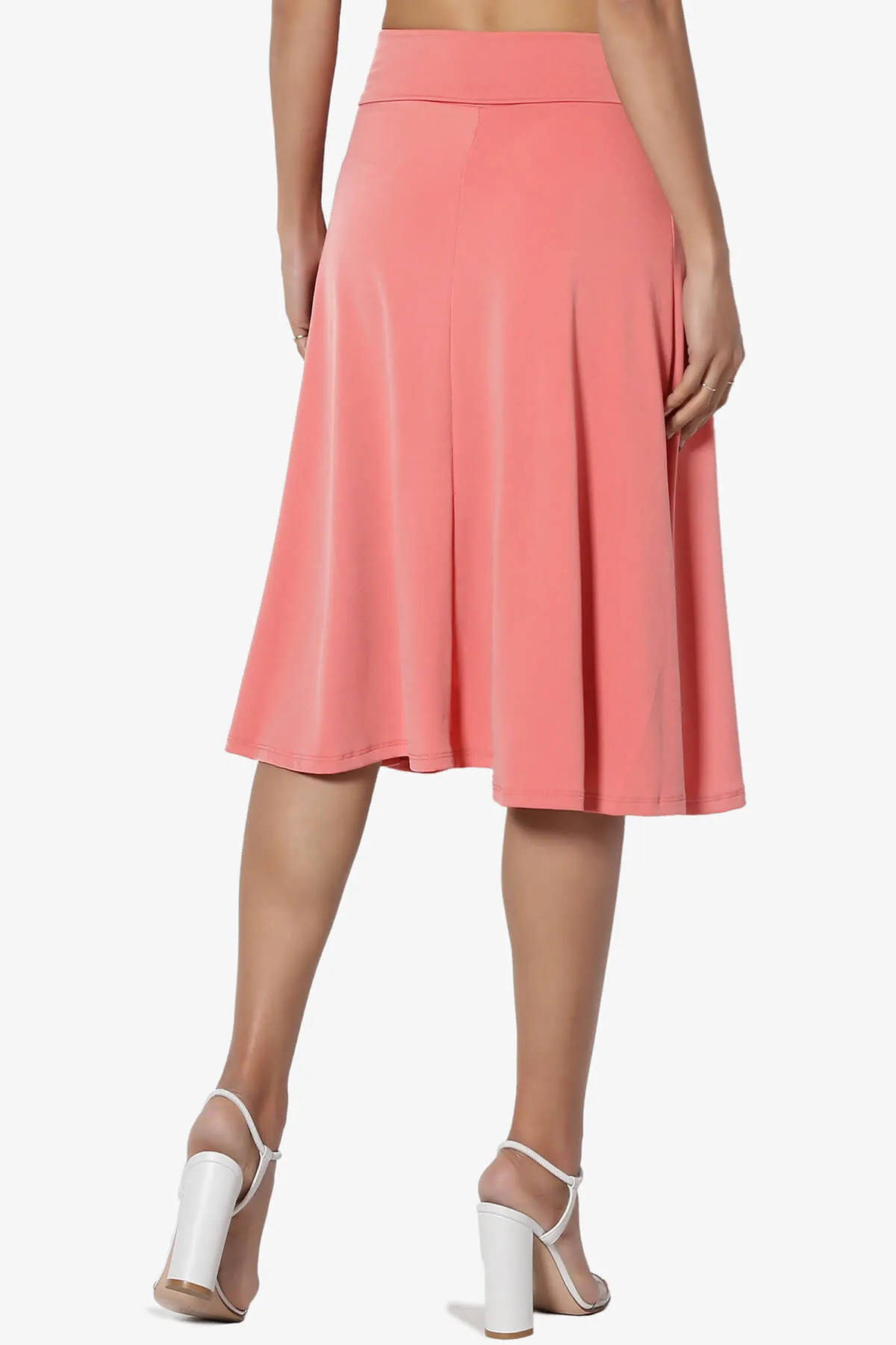 Nolan Stretch Flared Knee Skirt PLUS