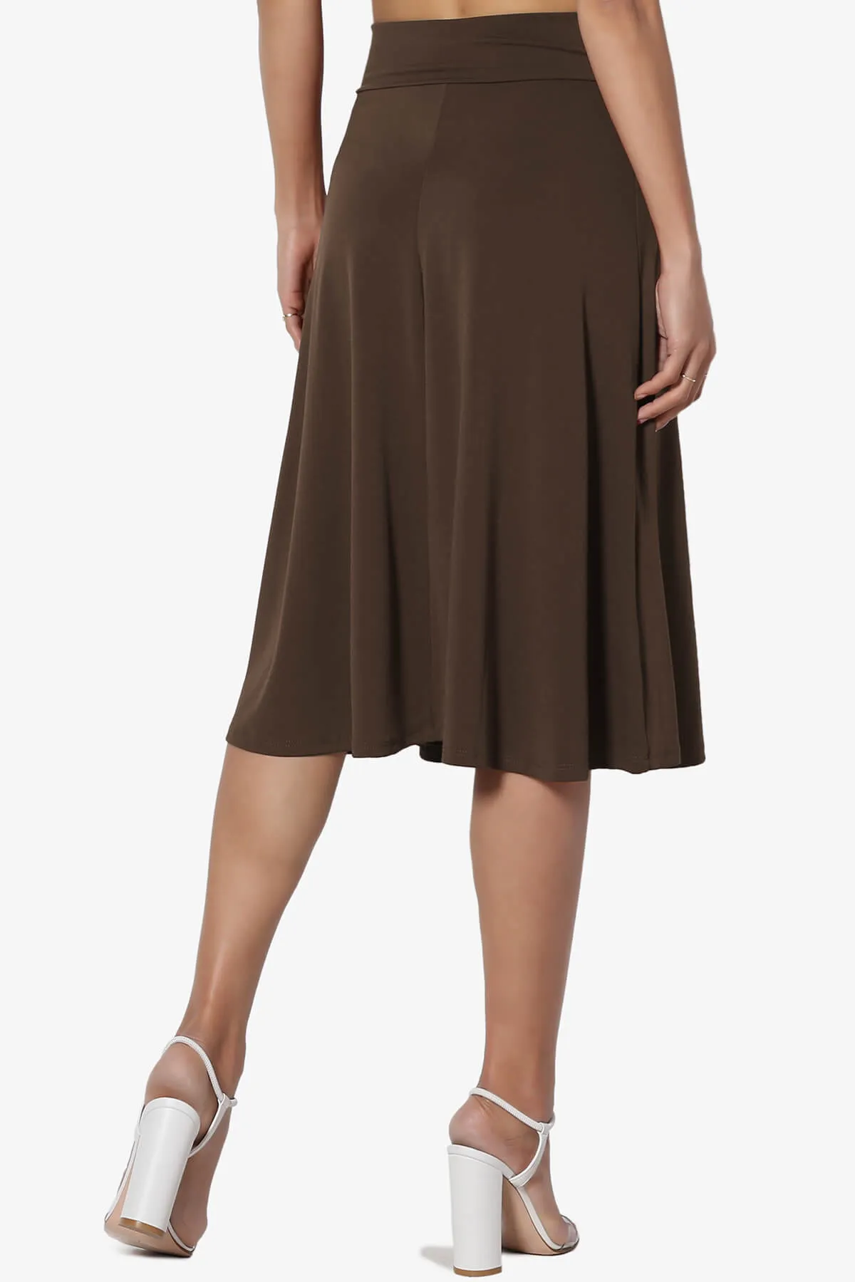 Nolan Stretch Flared Knee Skirt PLUS